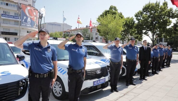 Kütahya Emniyet Teşkilatına 37 yeni hizmet aracı