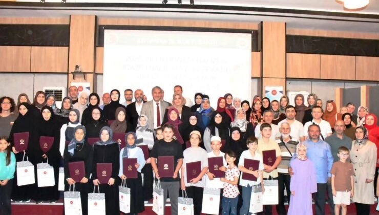 Kütahya’da 23 öğrenciye Hafızlık İcazetnamesi verildi