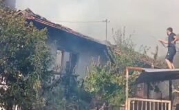 Kütahya’da ev yangını: Tek katlı ev küle döndü