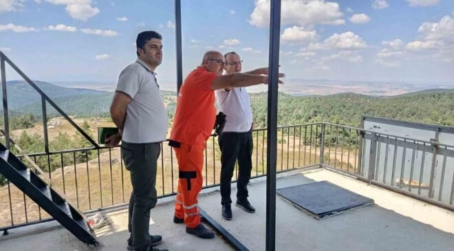 Kütahya’da orman yangınlarına karşı saha denetimleri sürüyor