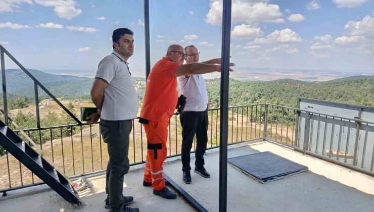 Kütahya’da orman yangınlarına karşı saha denetimleri sürüyor