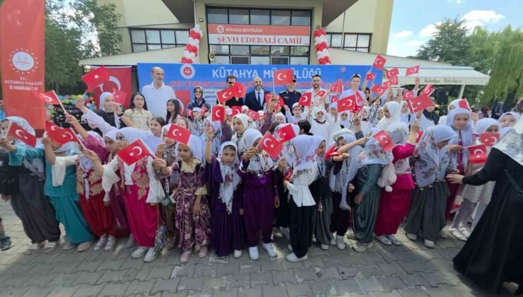 Kütahya’da Yaz Kur’an Kursları için coşkulu final
