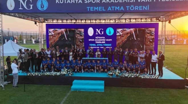 Kütahyaspor Akademisi Vakfı Sosyal Tesisleri’nin temeli atıldı