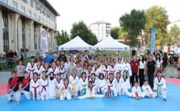 Minik Tekvandocular Kütahya’da dostluk için mücadele etti