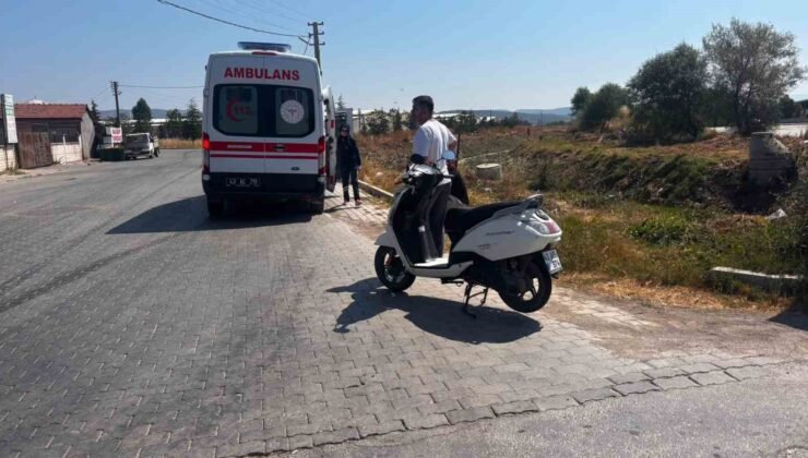 Motosiklet takla attı, sürücüsü yaralandı