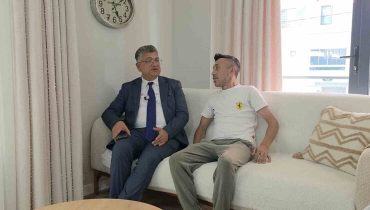 Rektör Kızıltoprak’tan 18 yıl sonra yeniden uyuyabilen Gazi Mehmet Tüfek’e anlamlı ziyaret