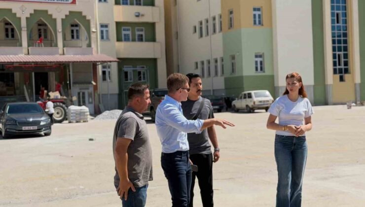 Simav’da eğitim yatırımları yerinde incelendi