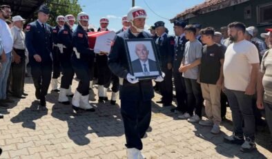 Simav’da Kıbrıs gazisi Nazlım Abay son yolculuğuna uğurlandı