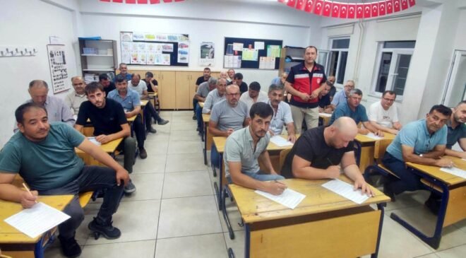 Simav’da tohum hazırlama makineleri kursu tamamlandı