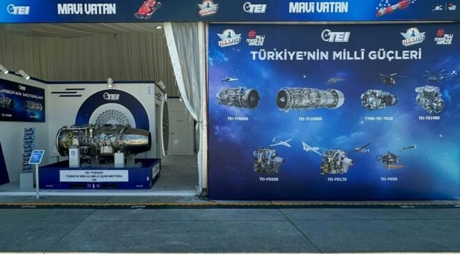 TEI, millî motorları ve üretim kabiliyetleriyle TEKNOFEST Mavi Vatan’da