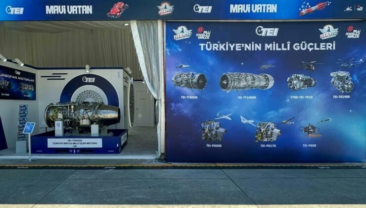 TEI, millî motorları ve üretim kabiliyetleriyle TEKNOFEST Mavi Vatan’da