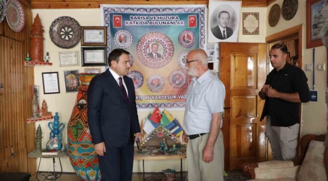 Vali Işın, Sarı Konak Kültür ve Sanat Evi’ni ziyaret etti