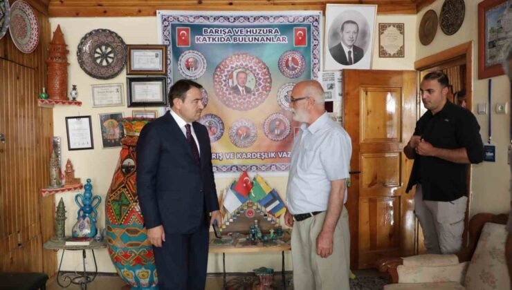Vali Işın, Sarı Konak Kültür ve Sanat Evi’ni ziyaret etti