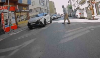 Yaya geçidinde kuralları hiçe saydı