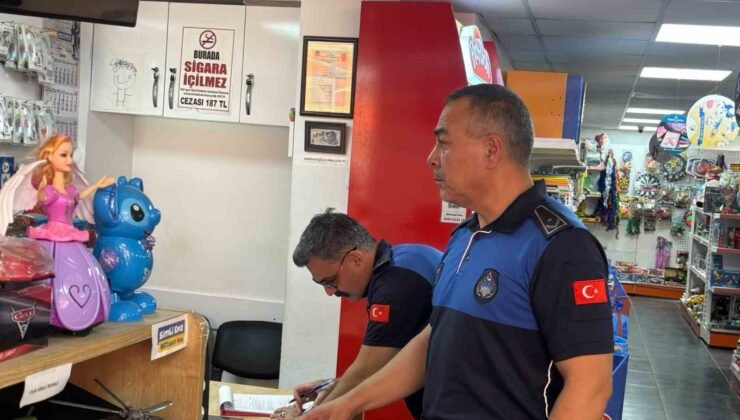 Zabıta ekiplerinden okul öncesi kırtasiye denetimleri