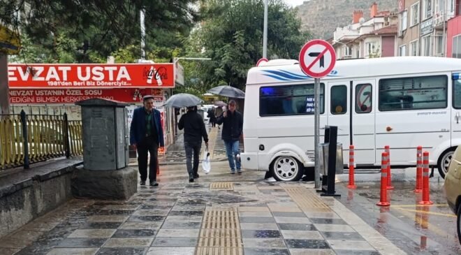Afyonkarahisar’da yağışlı hava etkisini sürdürüyor