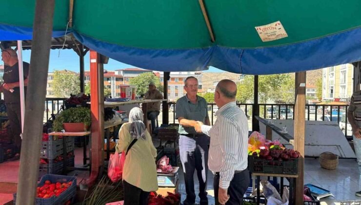 Başkan Bekir Torun, Köylü Pazarı’nda esnaf ve vatandaşlarla buluştu