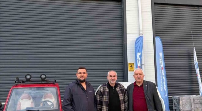 Baskan Beşer elektrikli araç tesisini gezdi
