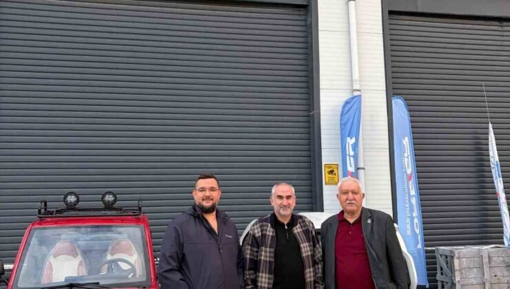 Baskan Beşer elektrikli araç tesisini gezdi