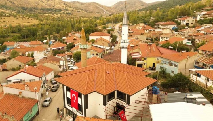 Başören Cami dualarla ibadete açıldı