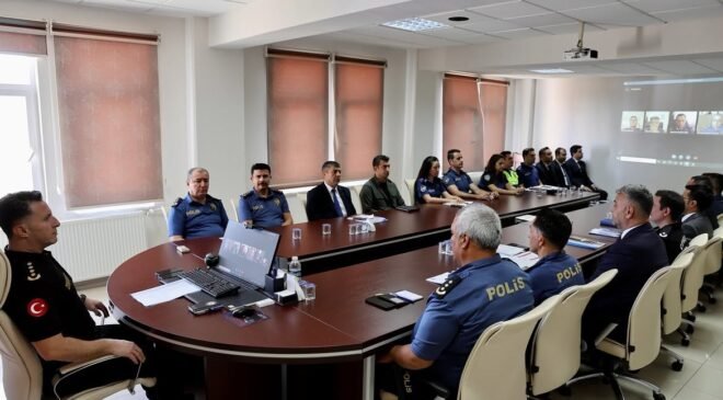 Bilecik emniyetinde 8 aylık asayiş değerlendirmesi