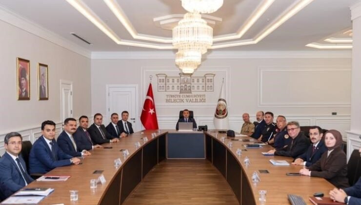 Bilecik’te İl Asayiş ve Güvenlik Toplantısı gerçekleştirildi