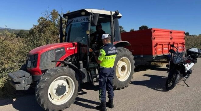 Bilecik’te jandarmadan traktör sürücülerine hayati uyarı