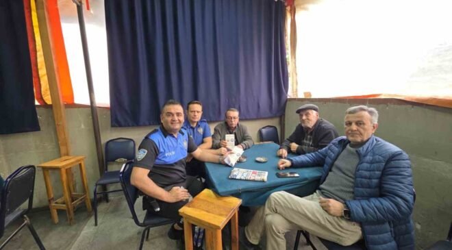Bilecik’te kıraathanelerde güvenlik bilgilendirmesi