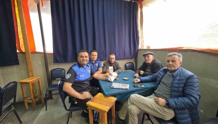 Bilecik’te kıraathanelerde güvenlik bilgilendirmesi