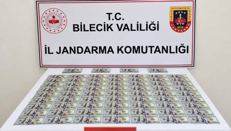 Bilecik’te otomobilde 202 adet sahte dolar ele geçirildi