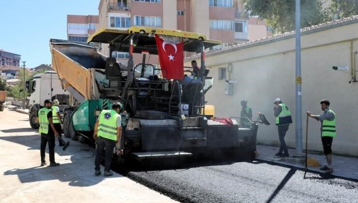 Bilecik’te sıcak asfalt serimi başladı