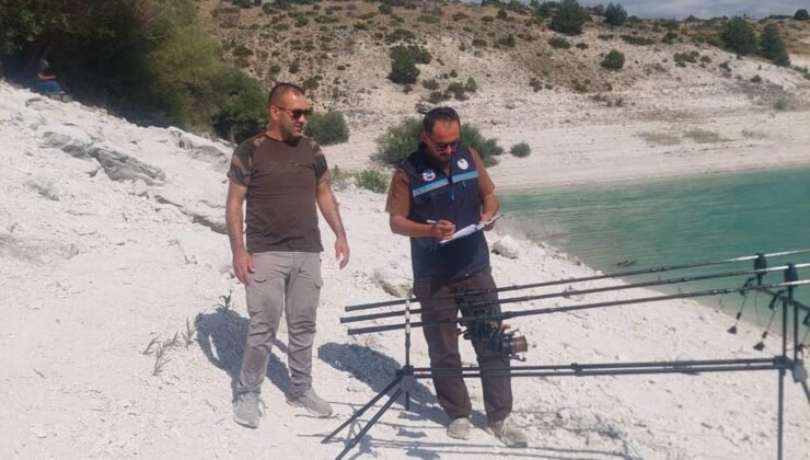 Çavdarhisar Barajı’nda su ürünleri ve avcılık denetimi