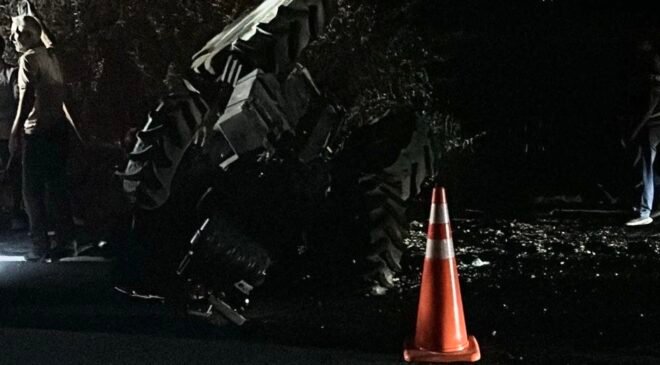 Eskişehir-Ankara yolunda kamyonla traktör çarpıştı: 1 yaralı