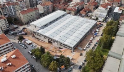 Eskişehir Kurtuluş Kapalı Pazar Yeri’nde fiziki gerçekleşme yüzde 75’e ulaştı