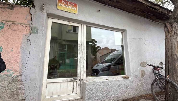 Eskişehir’de berber dükkanını kundaklama girişimi
