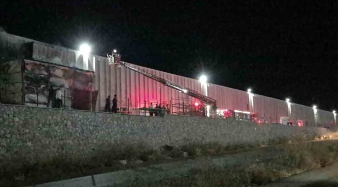 Eskişehir’de fabrika yangını