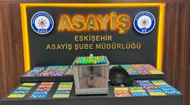 Eskişehir’de iş yerine kumar baskını: 36 kişiye 417 bin TL ceza