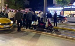 Eskişehir’de motosikletin çarptığı yaya ağır yaralandı