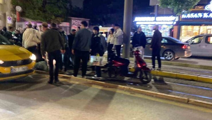 Eskişehir’de motosikletin çarptığı yaya ağır yaralandı