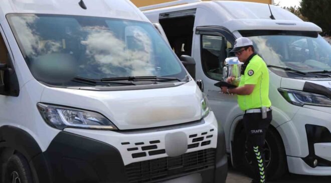 Eskişehir’de yeni eğitim öğretim yılının başlamasıyla okul servisleri denetlendi
