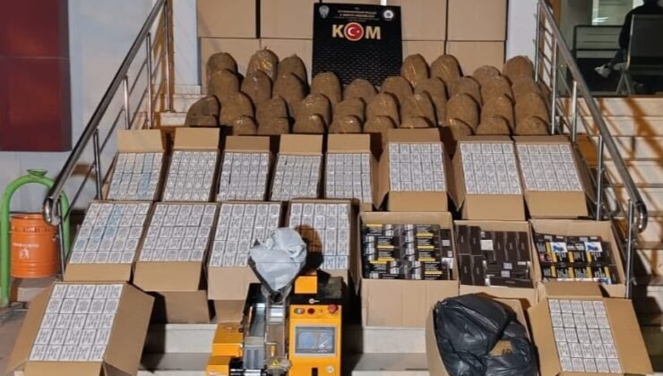 Kaçak tütün ve makaron operasyonunda 3 şüpheli yakalandı