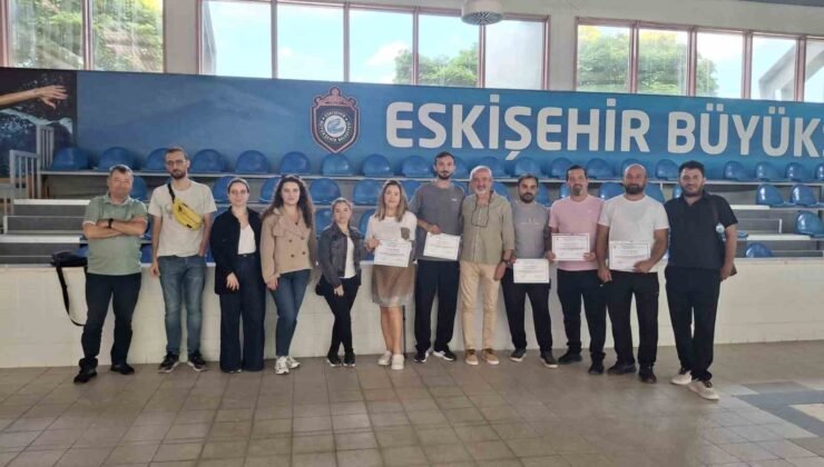 Kentpark’ta havuz suyu güvenliği için uygulamalı eğitim