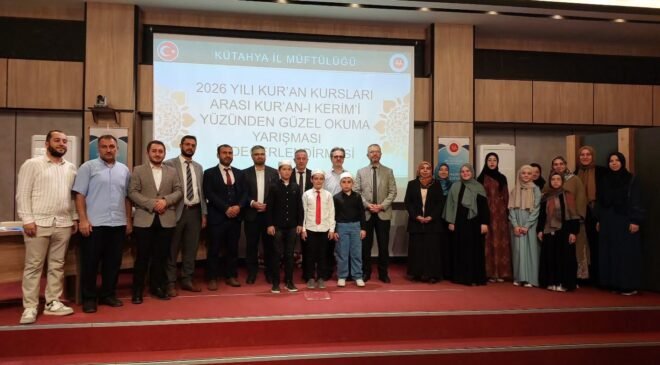 Kütahya’da ’Kur’an-ı Kerim’i Güzel Okuma Yarışması’ düzenlendi