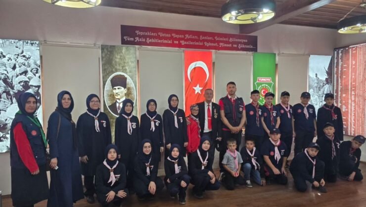 Kütahya’da izciler gazilerle bir araya geldi