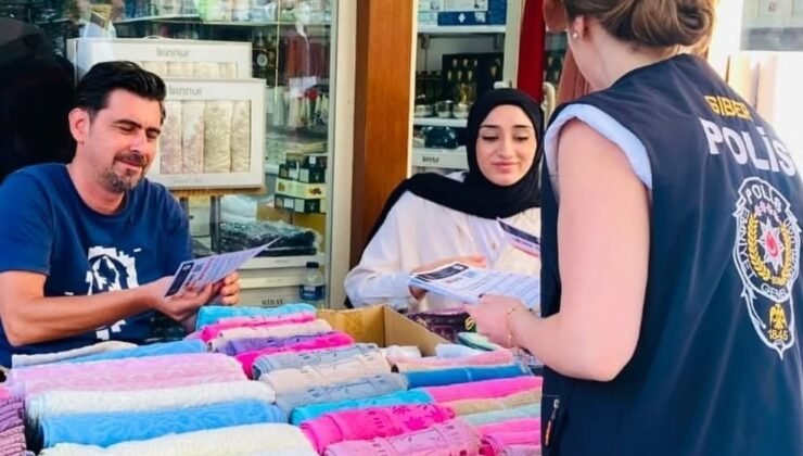 Kütahya’da Siberay ekiplerinden vatandaşlara siber güvenlik uyarısı