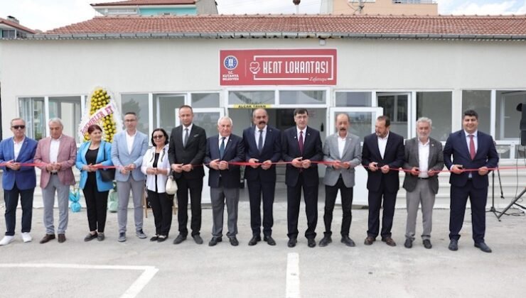 Kütahya’da Zafertepe Kent Lokantası hizmete açıldı