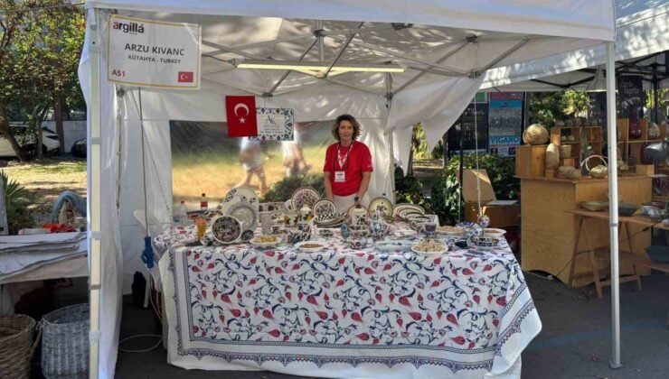 Kütahya’nın seramik sanatı İtalya’da uluslararası festivalde tanıtıldı
