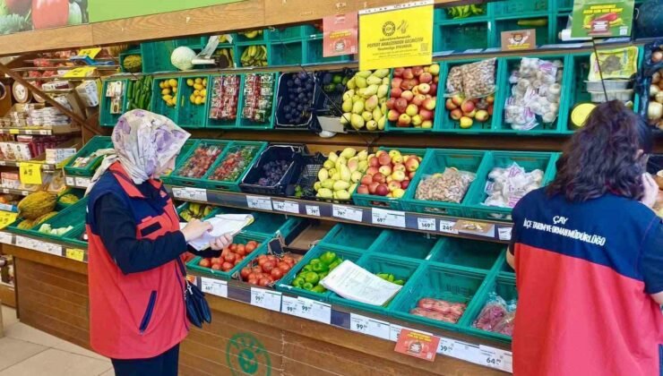 Marketlere yönelik TÜFİS denetimi yapıldı