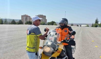 Motosiklet sürücülerine hayati eğitim
