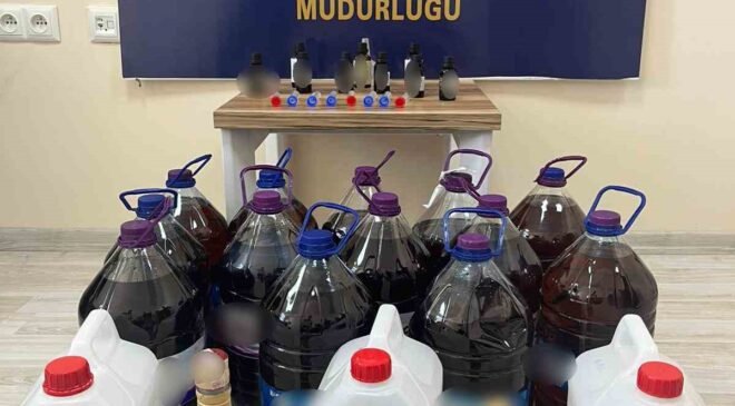 Sandıklı’da sahte alkol operasyonu